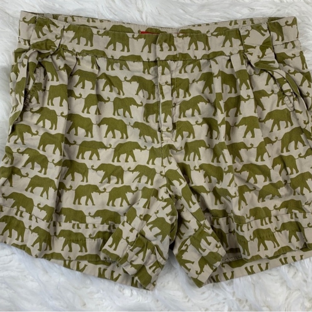 Anthropologie Cartonnier Finchley Elephant Shorts